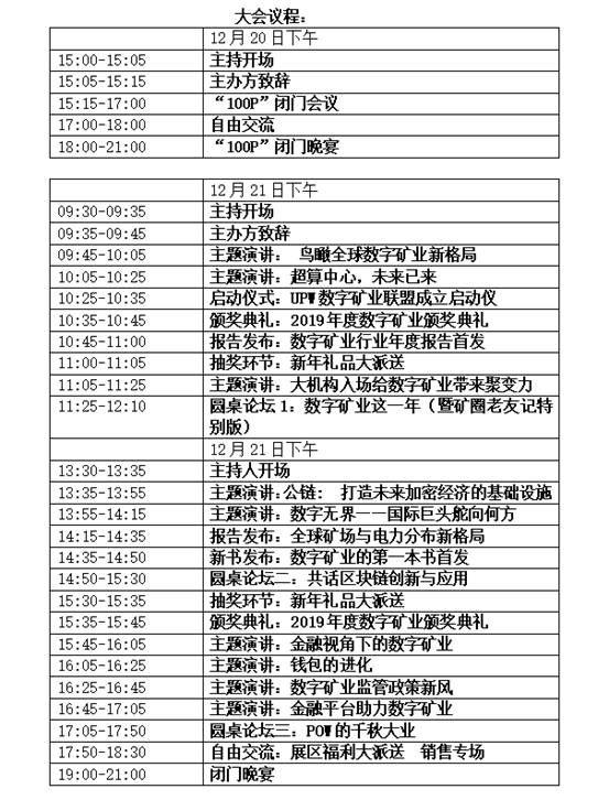 2019“重塑未來”國際數字礦業高峰論壇12月20日將于深圳盛大召開！