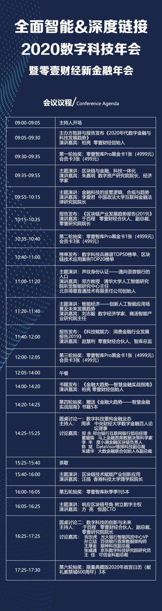 全面智能 深度鏈接 2019數字科技年會暨零壹財經新金融年會