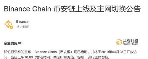 消息發出后，BNB開始直線拉升。